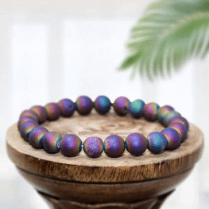 Pulsera de Piedra Pavo Real